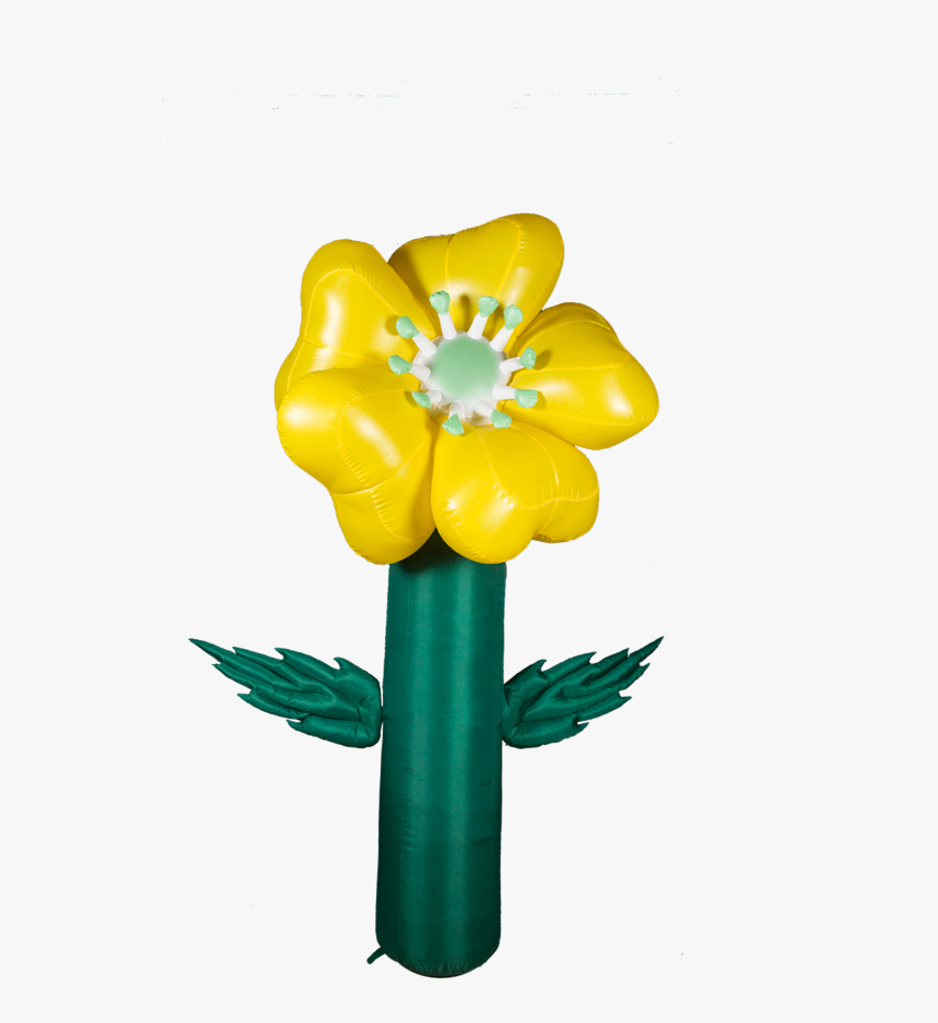 Inflatable Flower Single Stem Yellow, HD Png Download