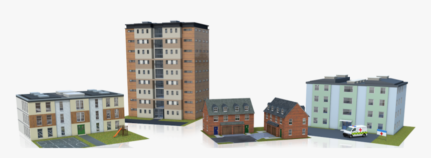 Buildings, HD Png Download