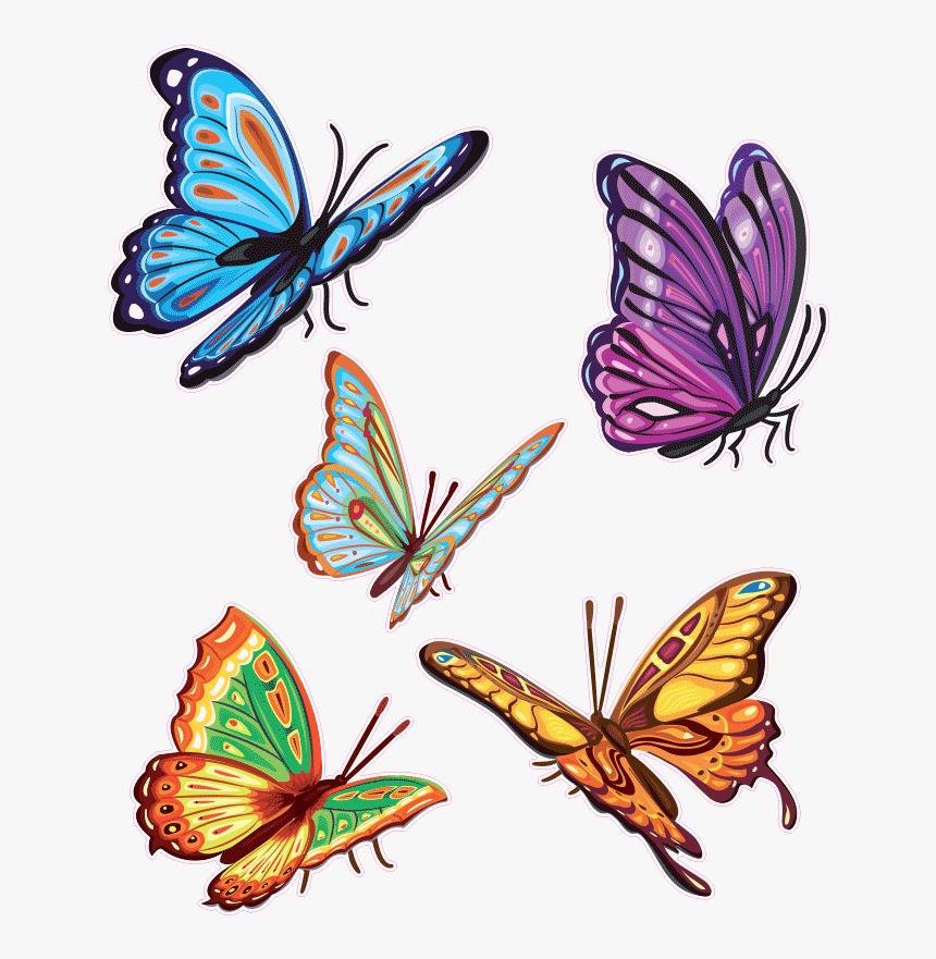 Butterflies Swarm Png, Transparent Png