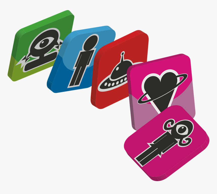 Domino 3d Aliens Free Photo, HD Png Download