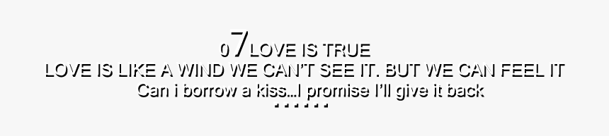 Love Png Text Effects, Transparent Png