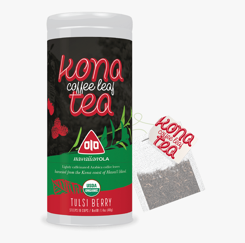 Kona Coffee Leaf Tulsi Berry Tea Bags, HD Png Download