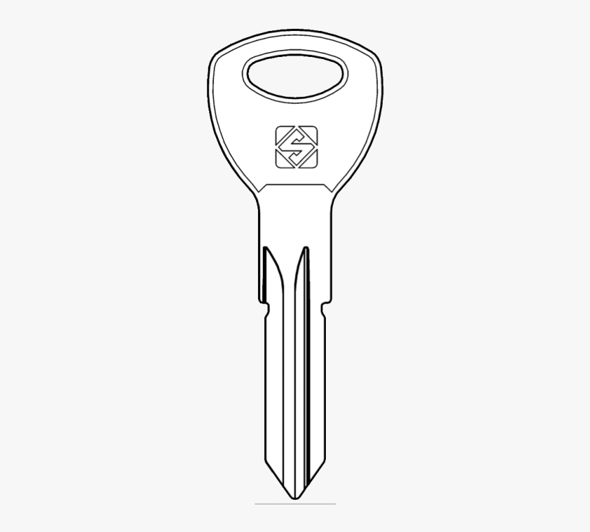 Silca Ab105r Key Blank To Suit Abus Bike Locks, HD Png Download