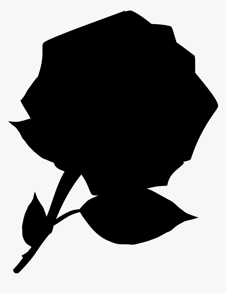 Clip Art Leaf Silhouette Flowering Plant Design M Group, HD Png Download