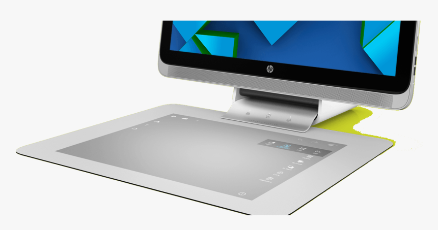 The Image Is Projected Onto The Touch-sensitive Mat, HD Png Download