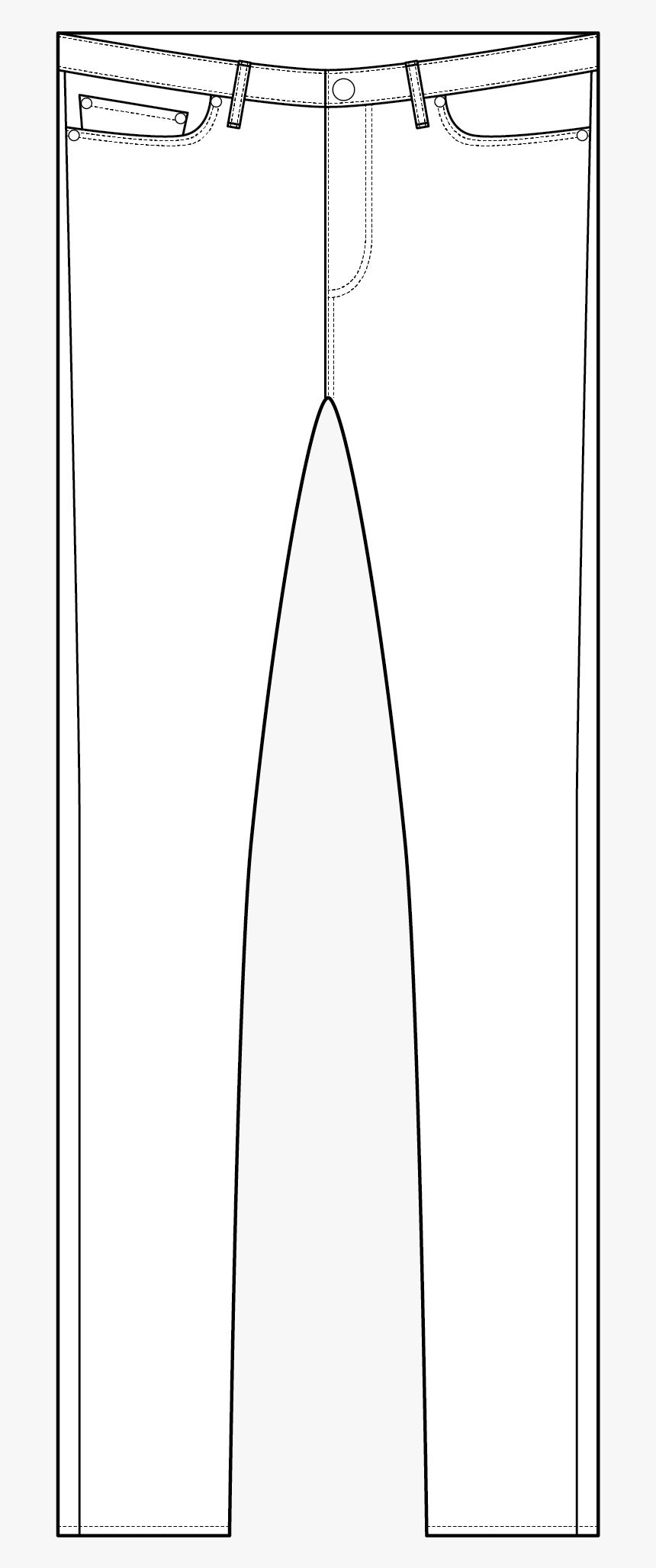 Men Jeans Png, Transparent Png