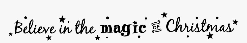 Clipart Christmas Believe, HD Png Download