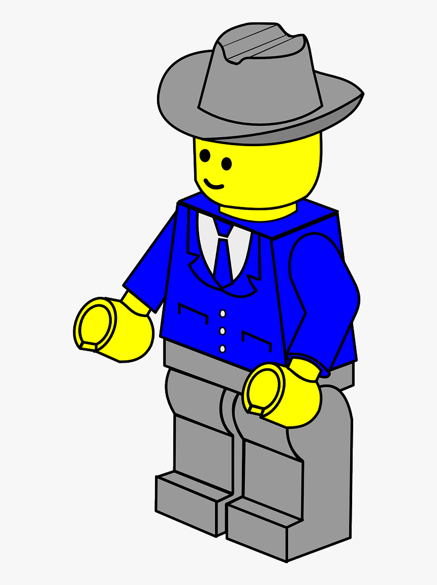 Lego Town Businessman Svg Clip Arts, HD Png Download