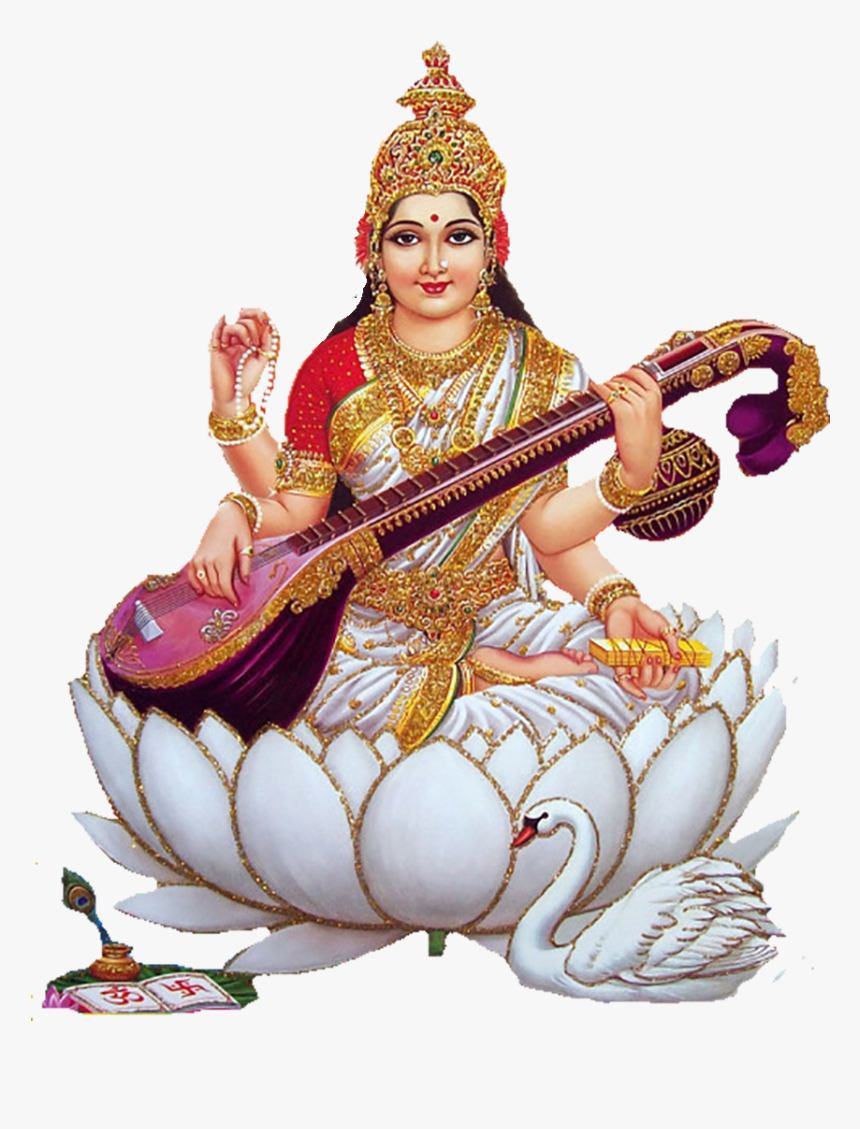 Sarswati Maa Png, Transparent Png