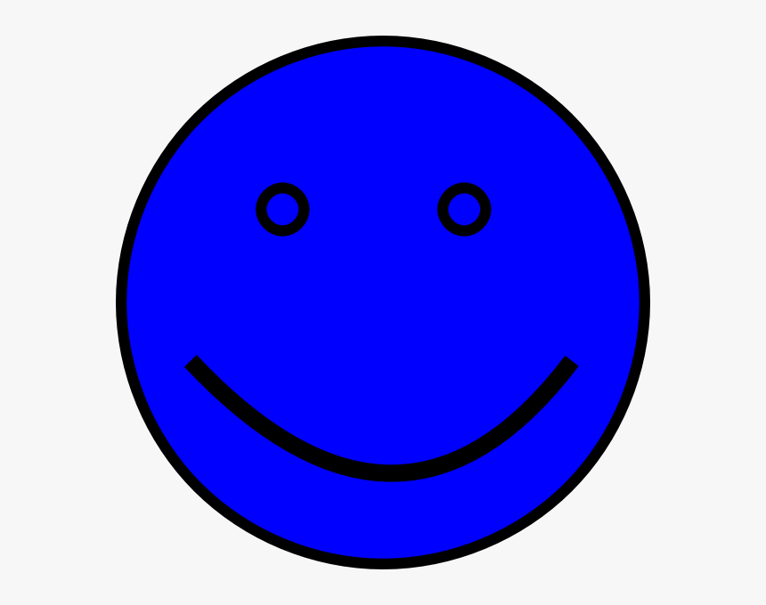 Blue Face Svg Clip Arts, HD Png Download