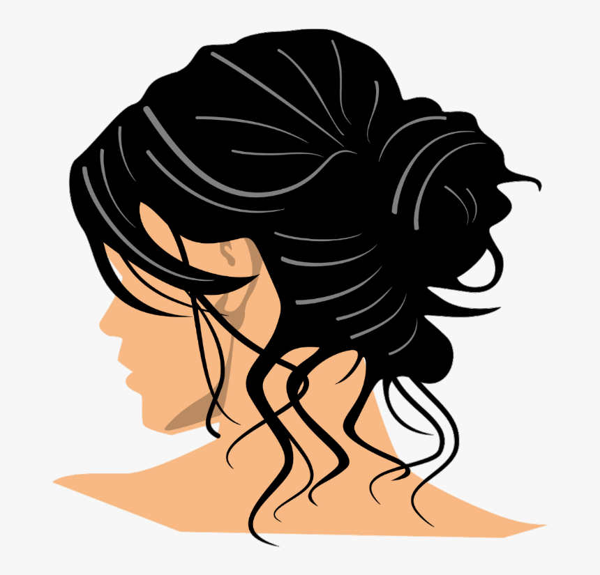 Lady Hair Bun, HD Png Download