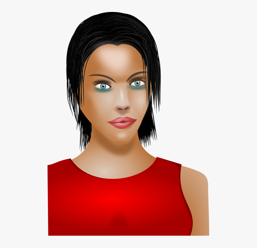 Black Hair,eyelash,facial Hair, HD Png Download