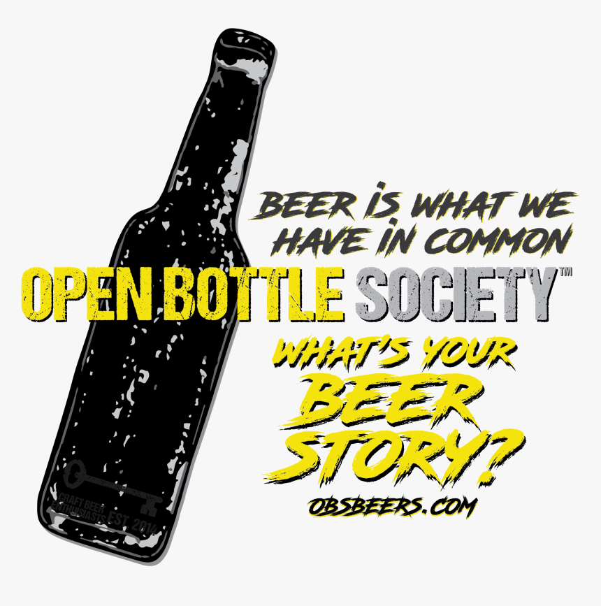Open Beer Bottle Png, Transparent Png