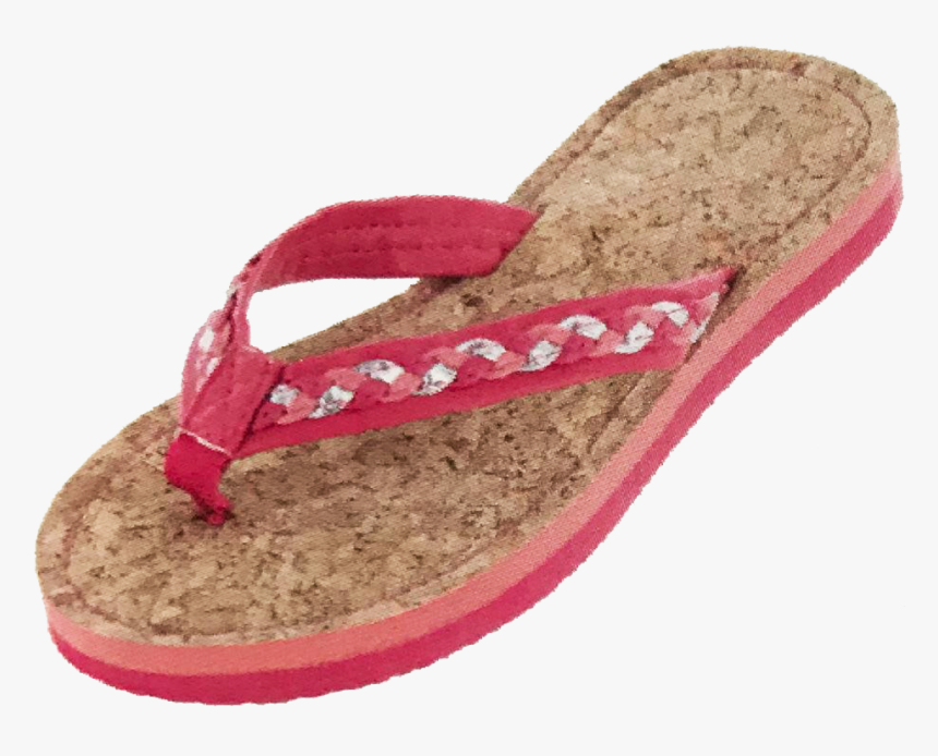 Sandals Girls Braided Cork Sole, HD Png Download