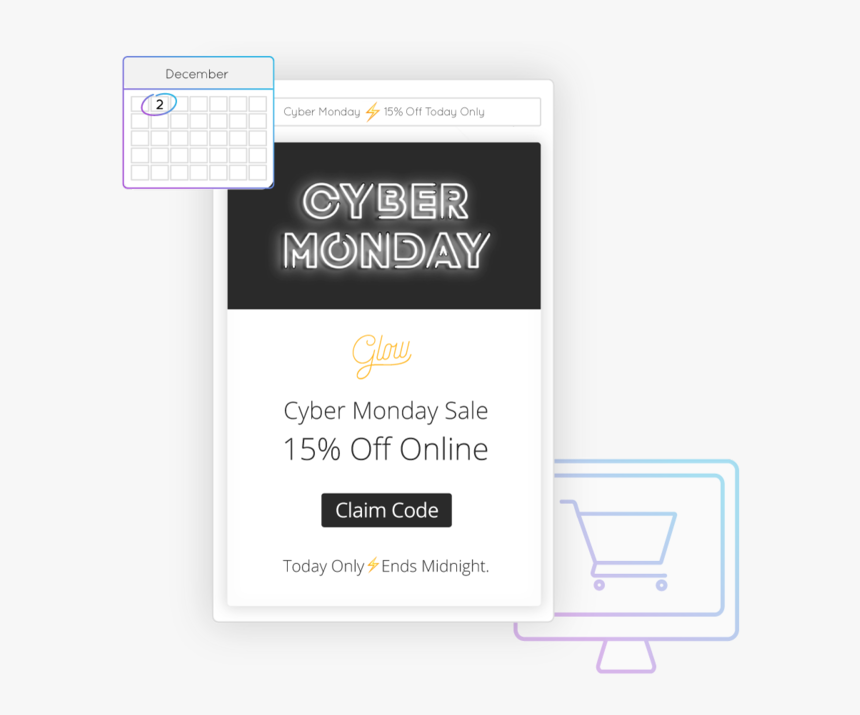 Black Friday Cyber Monday Holiday Email Flow, HD Png Download