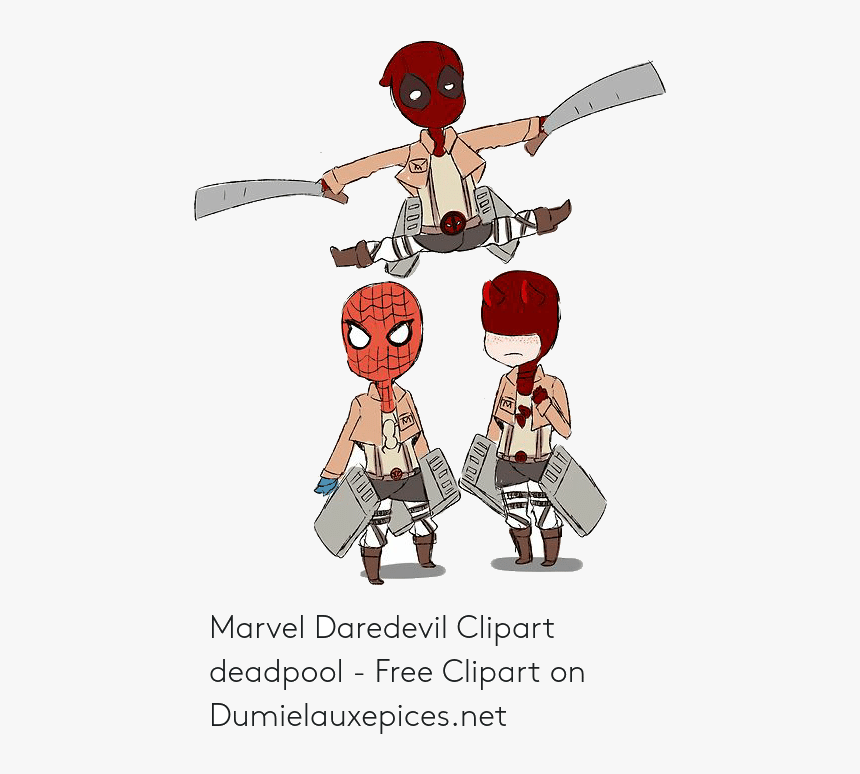 Deadpool Daredevil And Free Marvel Clipart On Transparent, HD Png Download