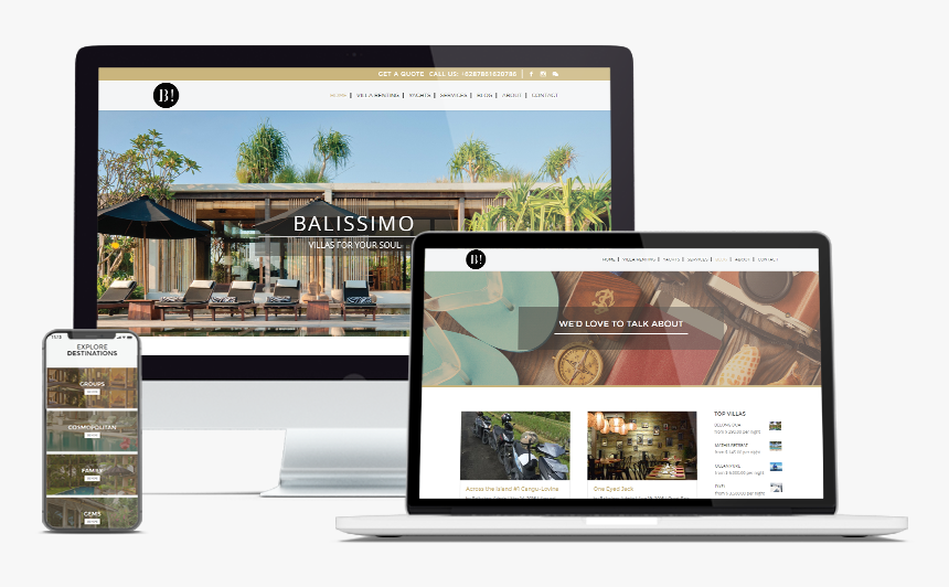 Balissimo Portfolio Mockup, HD Png Download