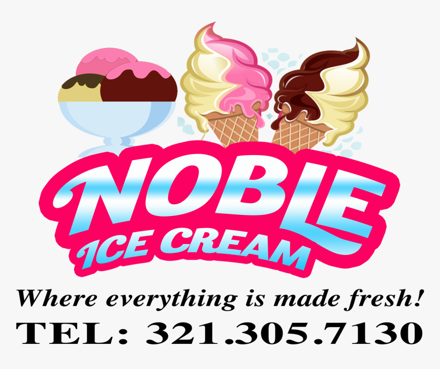 Noble Ice Cream Vector, HD Png Download