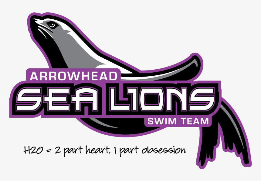 Coc Rec Swim Team Logo Sea Lions Tag, HD Png Download