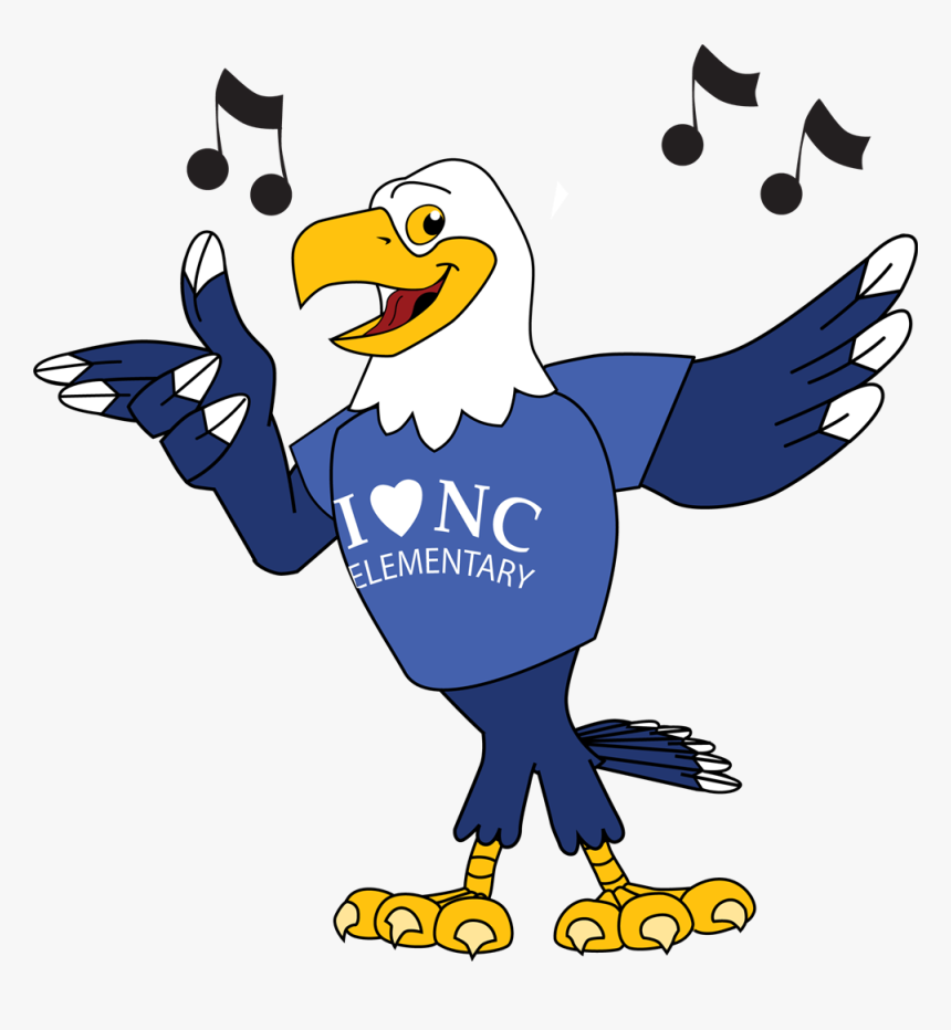 Eagle With Music Notes, HD Png Download