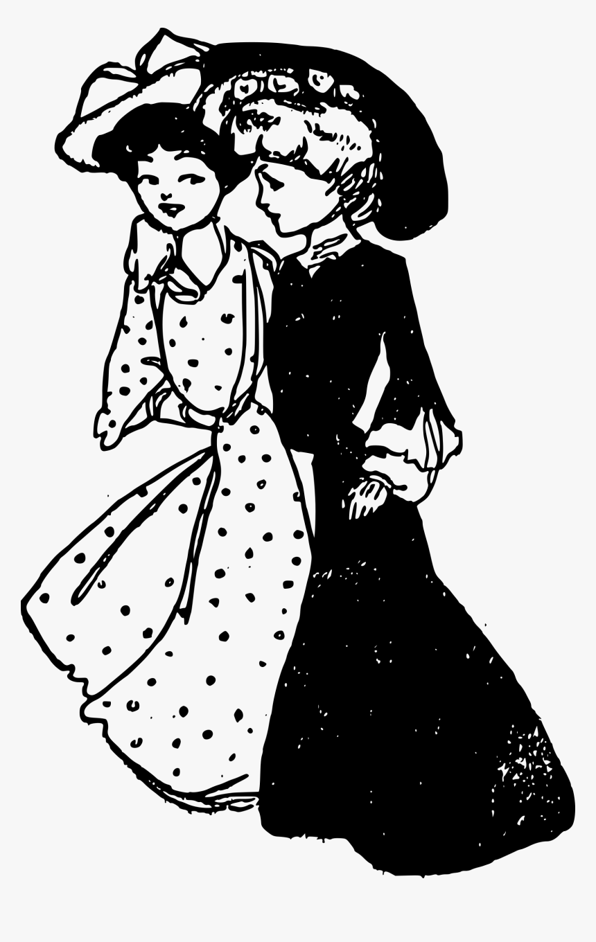 Clip Art Free Ladies Talk Big Image Png, Transparent Png