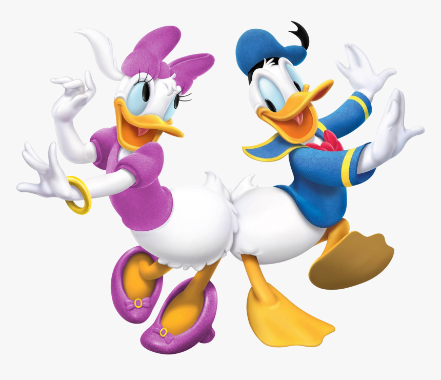 Graphic Black And White Download Donald Duck And Png, Transparent Png