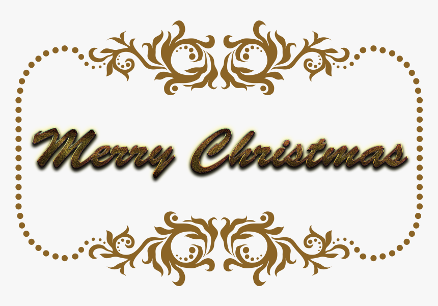 Transparent Merry Christmas Text Png, Png Download