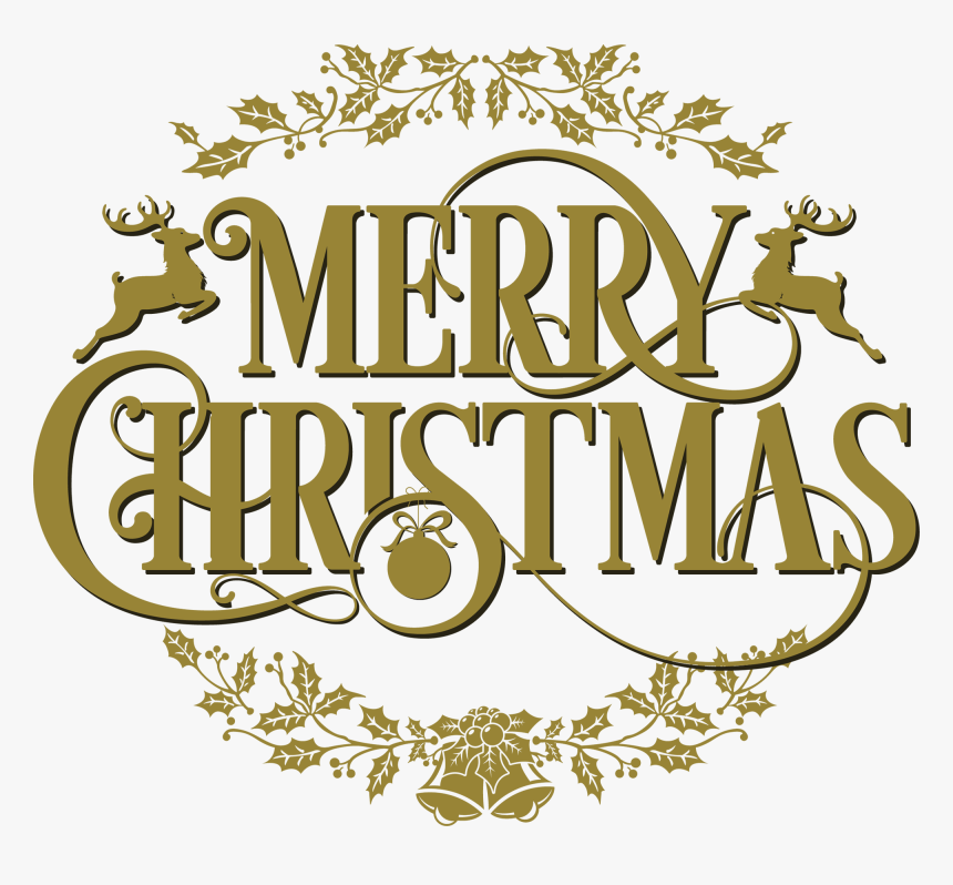 Transparent Merry Christmas Text Png, Png Download