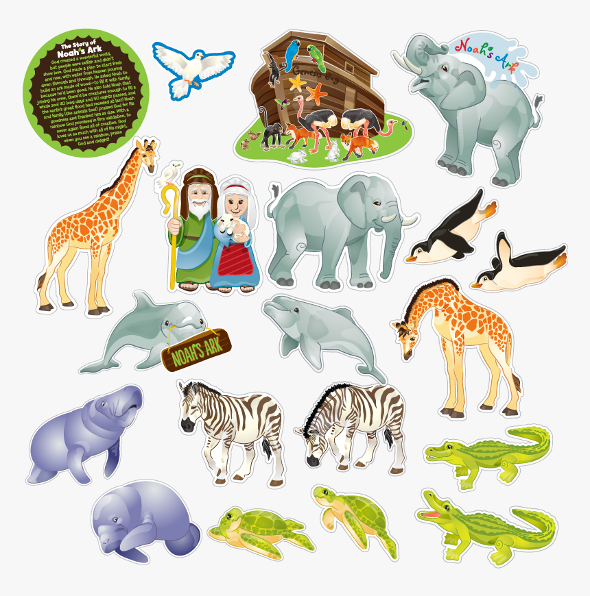 Noah S Ark Fridge Magnet Set Get It Here, HD Png Download