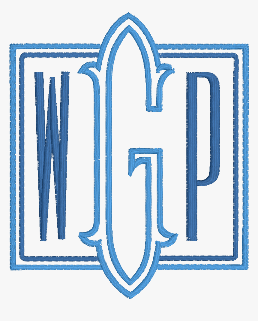 Monogram Frame Png, Transparent Png