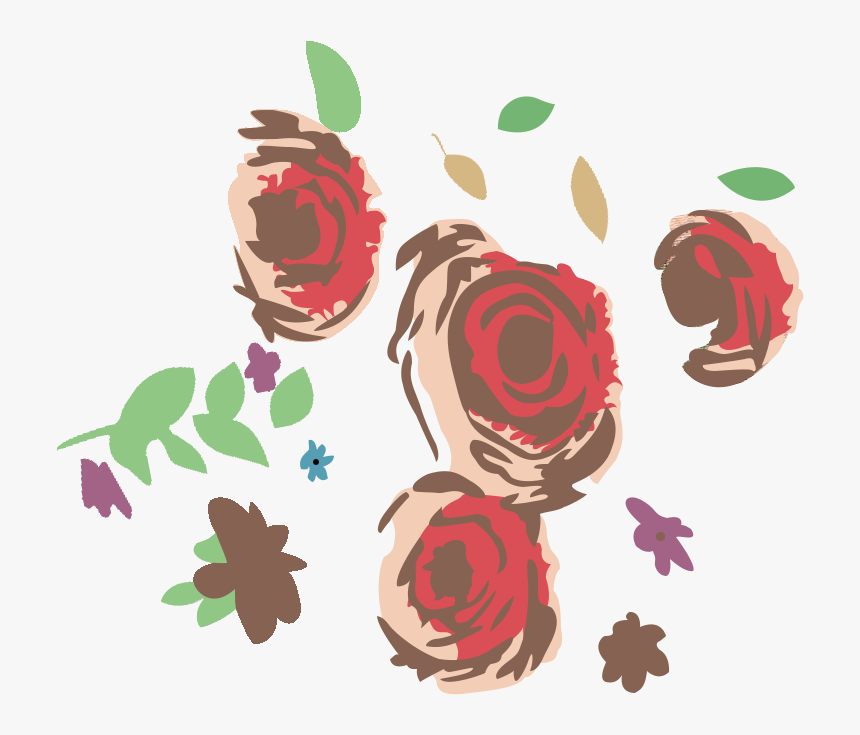 Vector Flower Design 2305, Vector Art Flower, Textile, HD Png Download