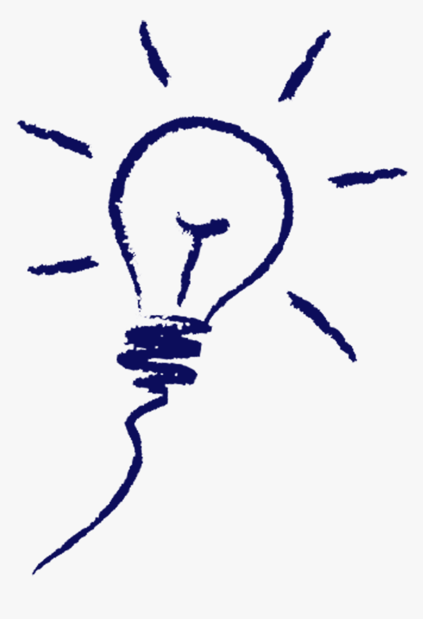 Bulb Drawing Meaningful, HD Png Download
