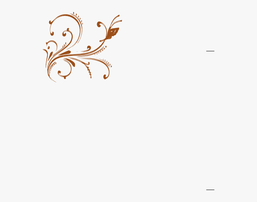 Gold Floral Design Png, Transparent Png
