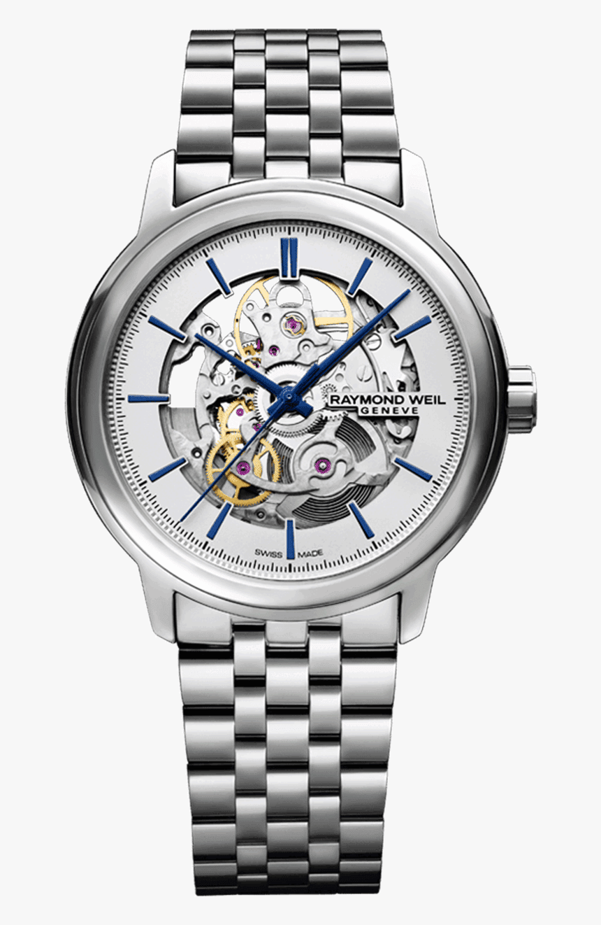 Raymond Weil Men S Maestro Skeleton Luxury Swiss Watch, HD Png Download