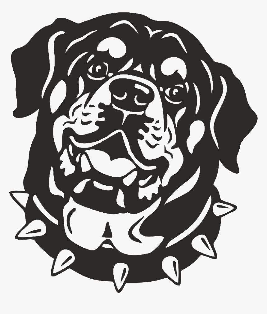 Rottweiler Bulldog Drawing Clip Art, HD Png Download