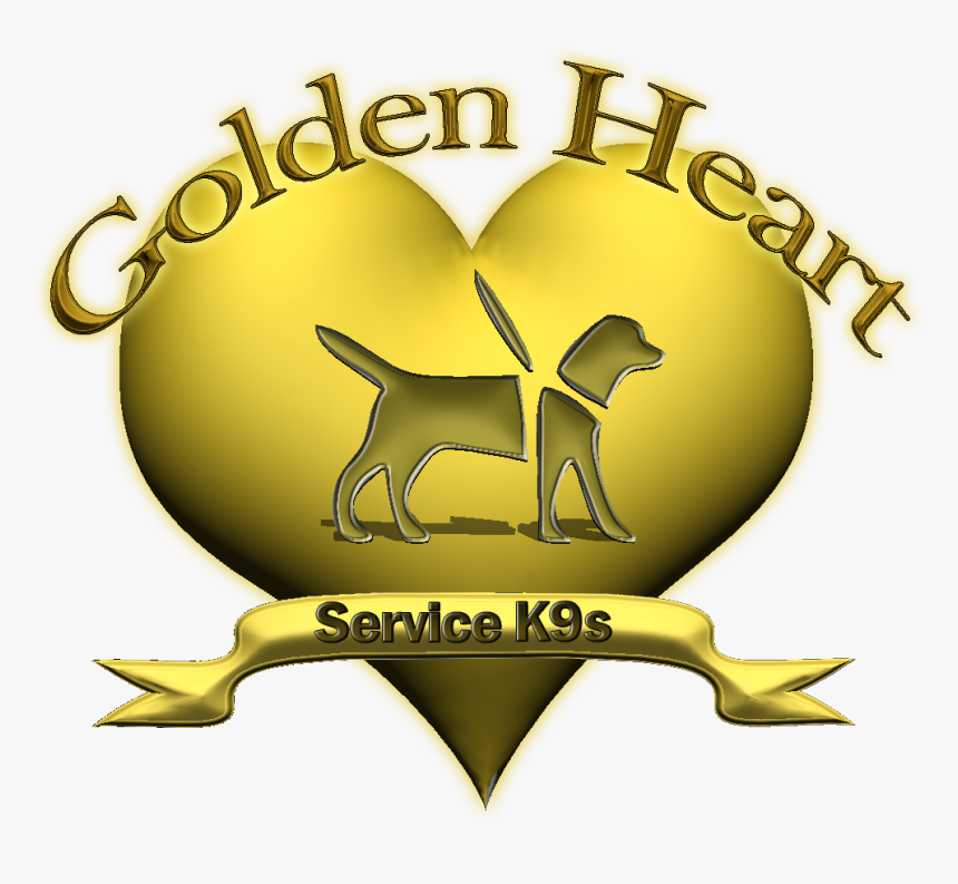 Golden Heart Service K9s Logo, HD Png Download