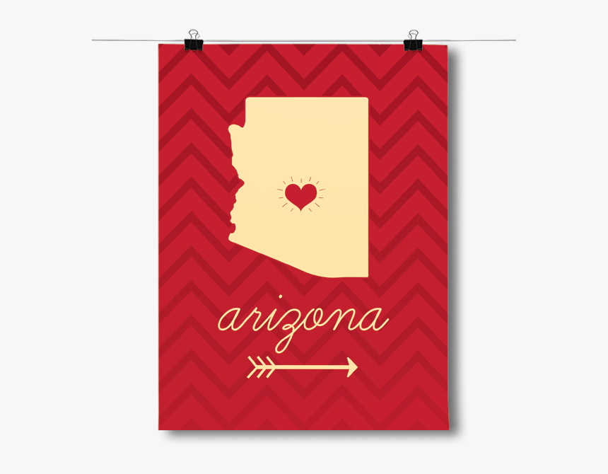 Arizona State Chevron Pattern, HD Png Download
