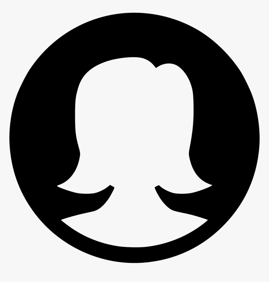 Female Shadow Fill Circle, HD Png Download