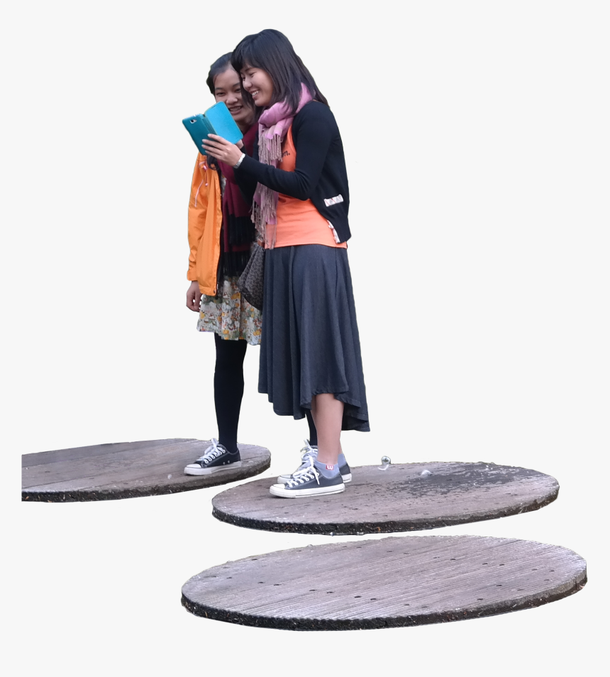 Two Asian Girls Cutout People Cutout, Cut Out People,, HD Png Download