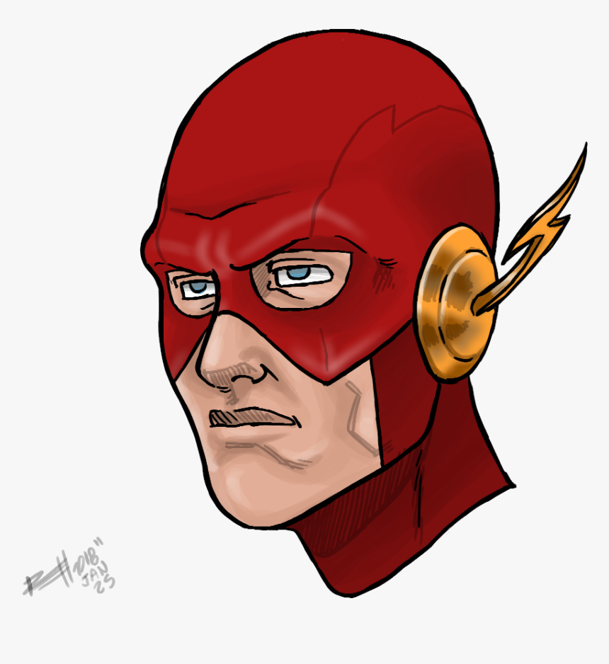 Barry Allen Art By, HD Png Download