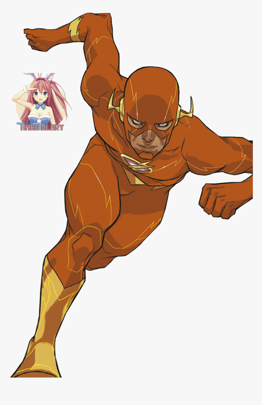 [artist] Karl Kerschl [character] Flash / Barry Allen, HD Png Download
