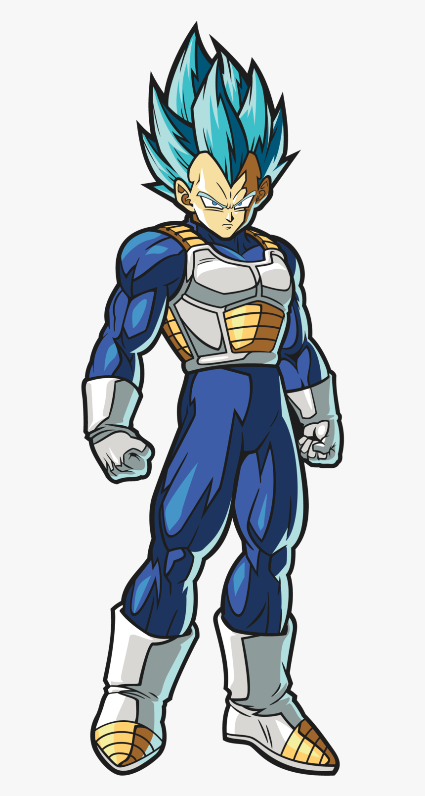Dragon Ball Fighterz Ssgss Vegeta Enamel Pin 
 Data, HD Png Download