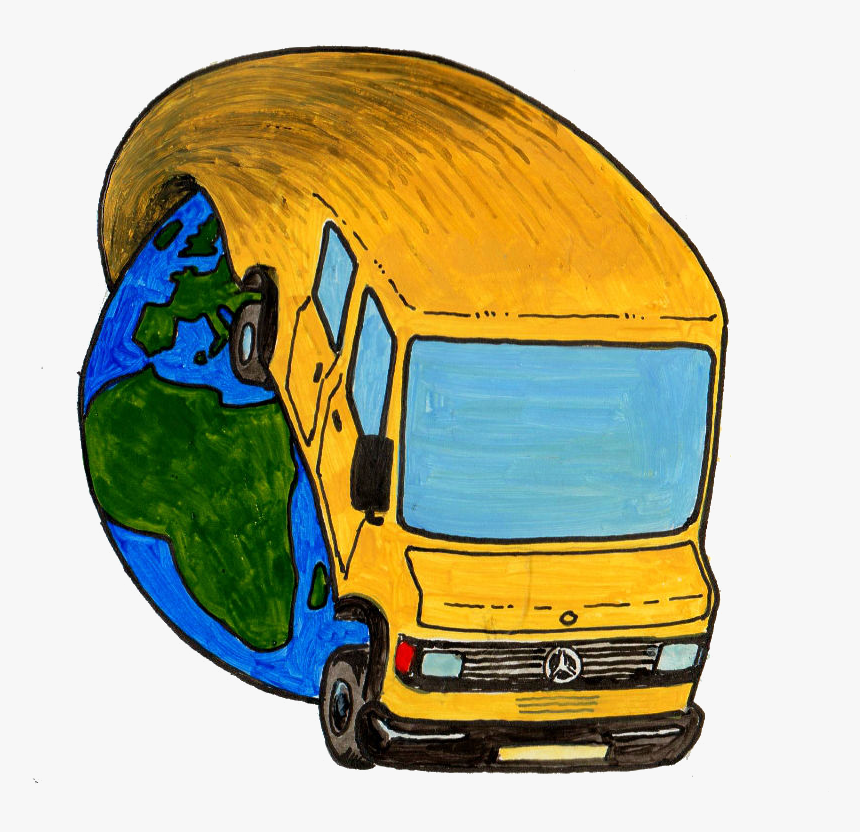 Magicbusart-living Fulltime In A Self Converted Campervan, HD Png Download