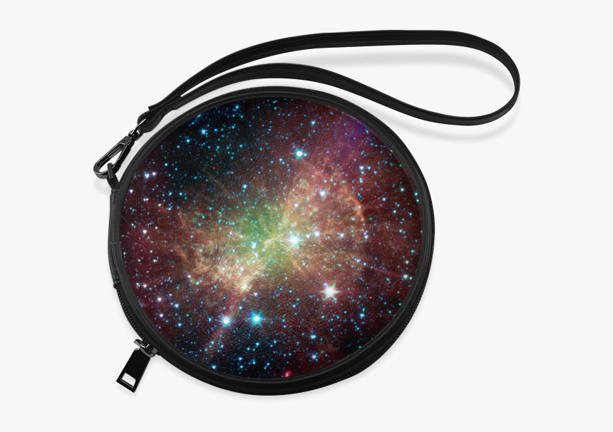 Tumblr Backgrounds Space Round Makeup Bag, HD Png Download