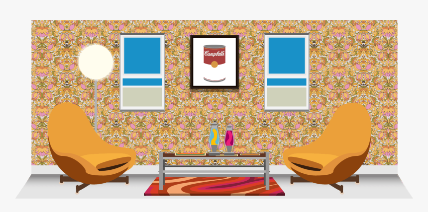 Sixties Room, HD Png Download