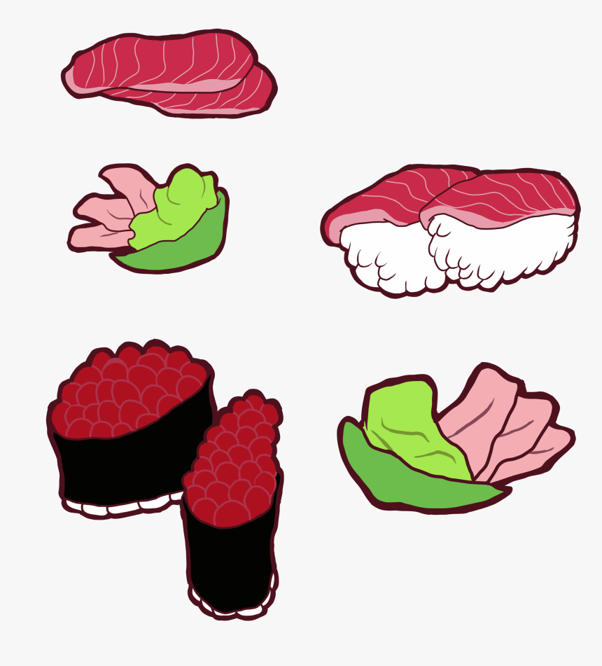 Transparent Sushi Clipart Png, Png Download