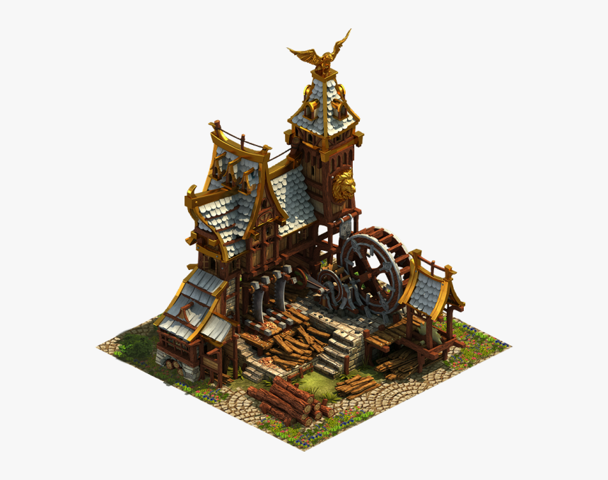 Isometric Fantasy Bridge Icon Png, Transparent Png