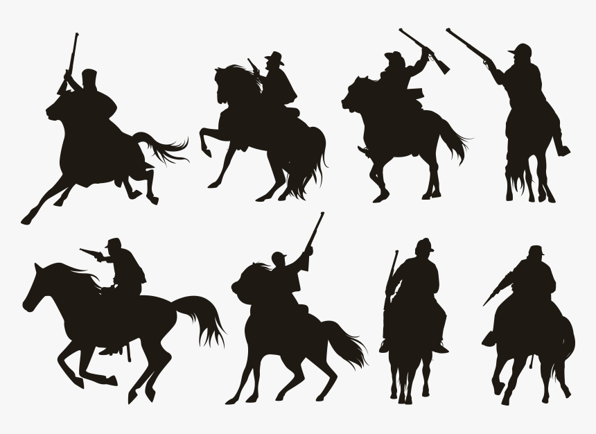 Vector Knight Horse Silhouette, HD Png Download