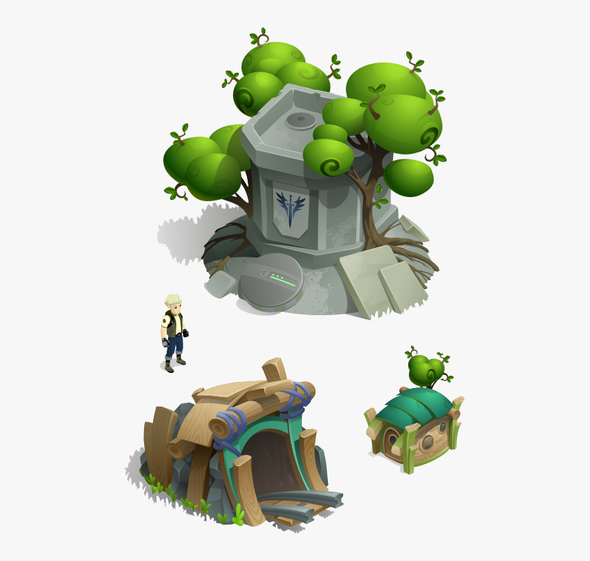 Isometric Fantasy Bridge Icon Png, Transparent Png