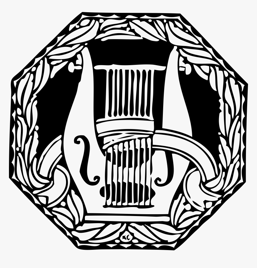 Lyre And Wreath Clip Arts, HD Png Download